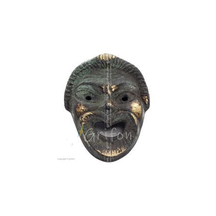 Mask 8cm Full body statue Bronze decoration Bronze 1 - grifon.se