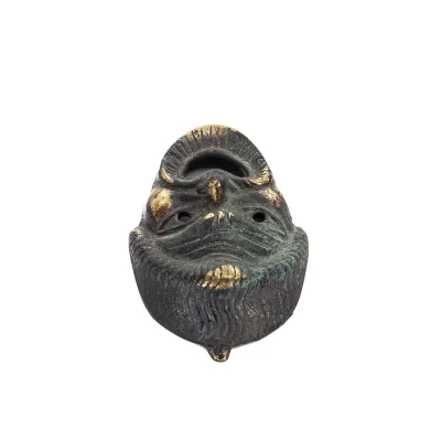 Mask 8cm Helkroppsstaty Bronsdekoration Brons 3 - grifon.se 