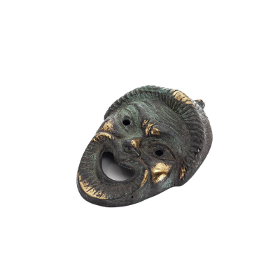 Mask 8cm Helkroppsstaty Bronsdekoration Brons 4 - grifon.se 