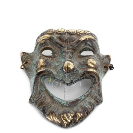 Mask 12cm Full body statue Bronze decoration Bronze 1 - grifon.se