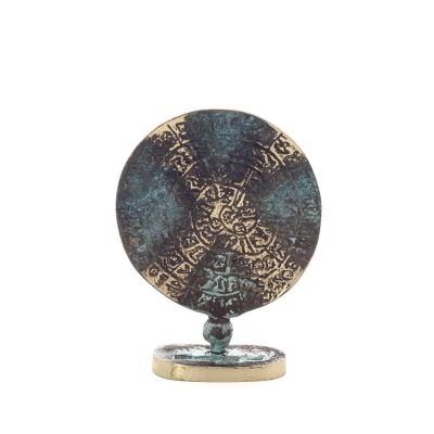 Phaistos Disc: The Unsolved Mystery, 8cm Bronze Ornament, Minoan Civilization, Ancient Greece Bronze 1 - grifon.se 