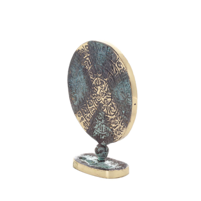 Phaistos Disc: The Unsolved Mystery, 8cm Bronze Ornament, Minoan Civilization, Ancient Greece Bronze 2 - grifon.se 