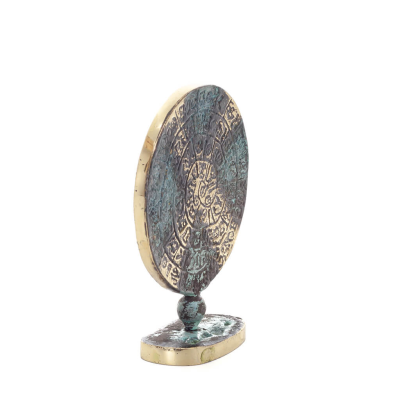 Phaistos Disc: The Unsolved Mystery, 8cm Bronze Ornament, Minoan Civilization, Ancient Greece Bronze 5 - grifon.se 