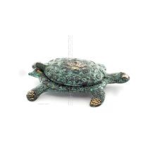 Turtle in an ashtray with a lid 8x6cm Ashtray Bronze 3 - grifon.se 