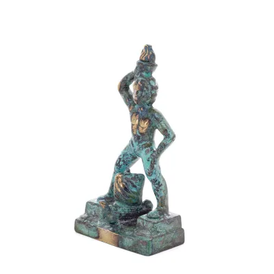 Rose Colossus: one of the Seven Wonders of the Ancient World. 13.5cm Full body statue Bronze decoration, ancient Greece Bronze 2