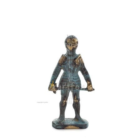 Knight mini 12x6cm Full body statue Bronze decoration Bronze 1 - grifon.se