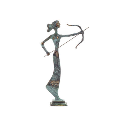 Artemis: Jaktens gudinna, månen, beskyddare av små barn och djur 35x10cm staty Bronsdekoration Brons 1 - grifon.se 