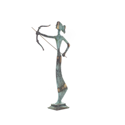 Artemis: The goddess of the hunt, the moon, protector of small children and animals 35x10cm statue Bronze decoration Bronze 3 - 