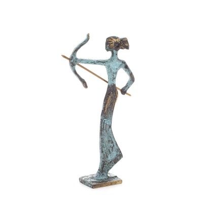 Artemis: The goddess of the hunt, the moon, protector of small children and animals 15x10cm statue Bronze decorative Bronze 5 - 