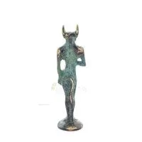 Minotaur: Plasma, son till Pasiphae Queen of Knossos, minoiska civilisationen 11 cm helkroppsstaty Brons Ornament Brons 4 - grif