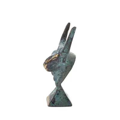 Minotaur: The Son of Queen Pasiphae, Bull Head, Bull Head 8cm Bust, Staty Brons Ornament, Minoan Era Brons 3 - grifon.se 