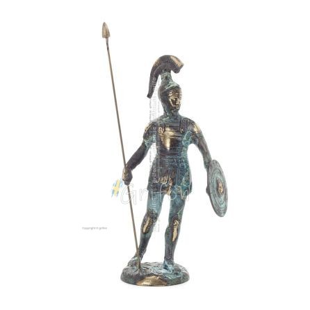 Soldat, Giant Warrior 37x14cm helkroppsstaty Brons Ornament Brons 1 - grifon.se