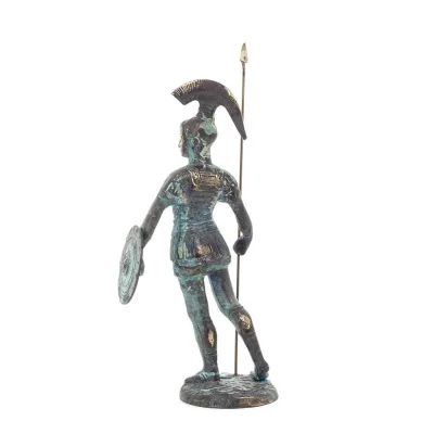 Στρατιώτης, πολεμιστής γίγας 37x14εκ Ολόσωμο άγαλμα Μπρούτζινο διακοσμητικό Μπρούτζινα 3 - grifon.se 