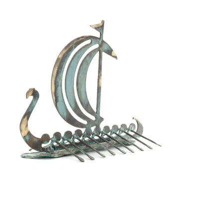 Argo: Skeppet för argonauterna 40x50cm Bronsdekoration, antika Grekland Brons 3 - grifon.se 