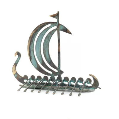 Argo: Skeppet för argonauterna 40x50cm Bronsdekoration, antika Grekland Brons 4 - grifon.se 