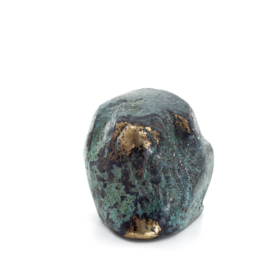 Uggla eller Glaucus: den heliga fågeln, symbol för visdom, försiktighet, mini 2,5x2,7cm helkroppsstaty Bronsdekoration Brons 3 -