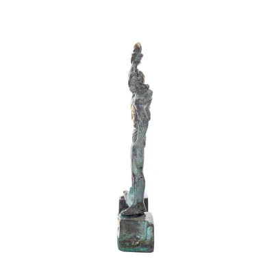 Rose Colossus: ett av den antika världens sju underverk. 17cm helkroppsstaty Bronsdekoration, antikens Grekland Brons 3 - grifon
