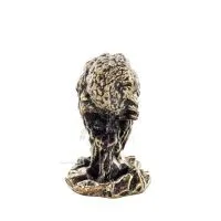 Owl or Glaucus: the sacred bird, symbol of wisdom, prudence, 3cm Full body statue Bronze decoration Bronze 4 - grifon.se 