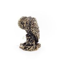 Owl or Glaucus: the sacred bird, symbol of wisdom, prudence, 3cm Full body statue Bronze decoration Bronze 5 - grifon.se 