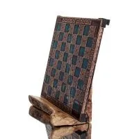 Σκακιέρα χάλκινη σμάλτο 28x28cm μαίανδρος Βεργίνα, Σκάκι, επιτραπέζιο παιχνίδι Τάβλι, Σκάκι 2 - grifon.se 