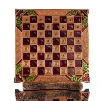 Σκακιέρα χάλκινη σμάλτο 30x30cm Κολώνα, κίονας, Σκάκι, επιτραπέζιο παιχνίδι Τάβλι, Σκάκι 2 - grifon.se 