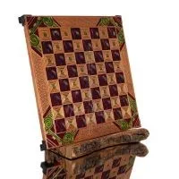 Σκακιέρα χάλκινη σμάλτο 30x30cm Κολώνα, κίονας, Σκάκι, επιτραπέζιο παιχνίδι Τάβλι, Σκάκι 4 - grifon.se 