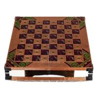 Bronze enamel chessboard 30x30cm Column, column, Chess, board game Backgammon, Chess 5 - grifon.se 