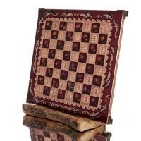 Bronze enamel chessboard 30x30cm Column, column, Chess, board game Backgammon, Chess 2 - grifon.se 