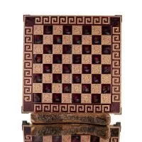 Chessboard copper enamel 30x30cm Meander, Chess, board game Backgammon, Chess 2 - grifon.se 