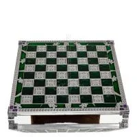 Σκακιέρα χάλκινη σμάλτο 30x30cm λουλούδι, Σκάκι, επιτραπέζιο παιχνίδι Τάβλι, Σκάκι 5 - grifon.se 