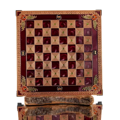 Bronze enamel chessboard 30x30cm Minoan, Chess, board game Backgammon, Chess 1 - grifon.se 