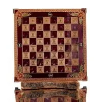 Bronze enamel chessboard 30x30cm Minoan, Chess, board game Backgammon, Chess 1 - grifon.se 