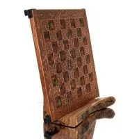 Σκακιέρα χάλκινη σμάλτο 30x30cm κλαδί, Σκάκι, επιτραπέζιο παιχνίδι Τάβλι, Σκάκι 4 - grifon.se 