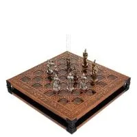 Σκακιέρα χάλκινη σμάλτο 30x30cm κλαδί, Σκάκι, επιτραπέζιο παιχνίδι Τάβλι, Σκάκι 7 - grifon.se 