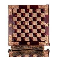SchackbrÃ¤de kopparemalj 30x30cm klassisk, Schack, brÃ¤dspel Backgammon, Schack 1 - grifon.se 