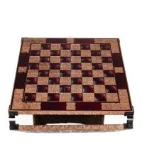 Σκακιέρα χάλκινη σμάλτο 30x30cm κλασσικό, Σκάκι, επιτραπέζιο παιχνίδι Τάβλι, Σκάκι 5 - grifon.se 