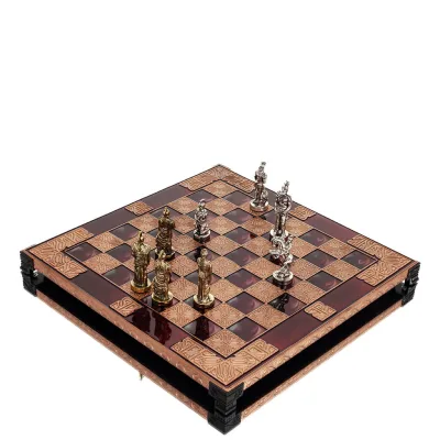 Chessboard copper enamel 30x30cm classic, Chess, board game Backgammon, Chess 7 - grifon.se 