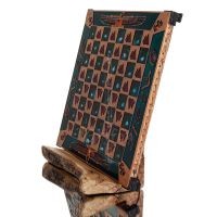 Bronze enamel chessboard 30x30cm Egyptian, Chess, board game Backgammon, Chess 2 - grifon.se 