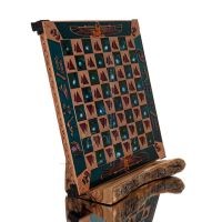 Bronze enamel chessboard 30x30cm Egyptian, Chess, board game Backgammon, Chess 4 - grifon.se 