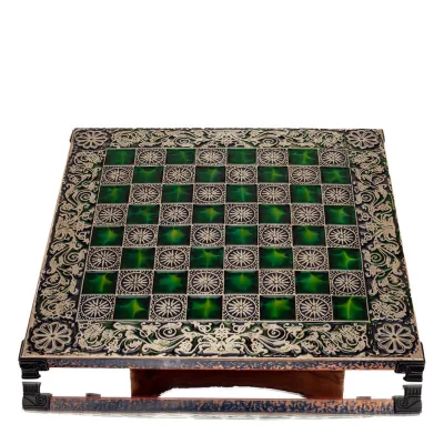Σκακιέρα χάλκινη σμάλτο 33x33cm μακεδονική, Σκάκι, επιτραπέζιο παιχνίδι Τάβλι, Σκάκι 5 - grifon.se 