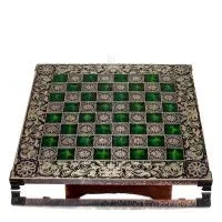 Σκακιέρα χάλκινη σμάλτο 33x33cm μακεδονική, Σκάκι, επιτραπέζιο παιχνίδι Τάβλι, Σκάκι 5 - grifon.se 