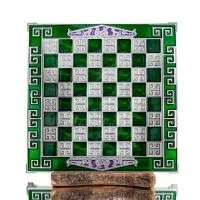 Σκακιέρα χάλκινη σμάλτο 35x35cm μαίανδρος αέτωμα, Σκάκι, επιτραπέζιο παιχνίδι Τάβλι, Σκάκι 2 - grifon.se 