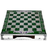 Σκακιέρα χάλκινη σμάλτο 35x35cm μαίανδρος αέτωμα, Σκάκι, επιτραπέζιο παιχνίδι Τάβλι, Σκάκι 5 - grifon.se 