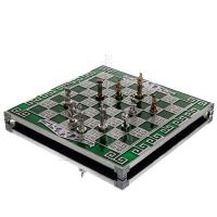 Chessboard copper enamel 35x35cm meander pediment, Chess, board game Backgammon, Chess 7 - grifon.se 