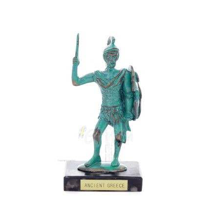 Achilles: the invulnerable warrior and king of the Myrmidons 12x7cm Full body statue Bronze decorative, ancient Greece Bronze 1
