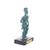 Achilles: the invulnerable warrior and king of the Myrmidons 12x5cm Full length statue Bronze decorative, ancient Greece Bronze 