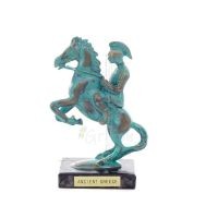 Achilles: the invulnerable warrior and king of the Myrmidons 12x7cm Full body statue Bronze decorative, ancient Greece Bronze 1 