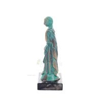 Hera: wife of Zeus, daughter of Cronus and Rhea. Goddess of marriage 11x3cm Full body statue Bronze decoration, ancient Greece B