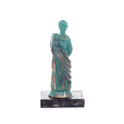 Hera: wife of Zeus, daughter of Cronus and Rhea. Goddess of marriage 11x3cm Full body statue Bronze decoration, ancient Greece B