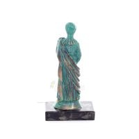 Hera: wife of Zeus, daughter of Cronus and Rhea. Goddess of marriage 11x3cm Full body statue Bronze decoration, ancient Greece B